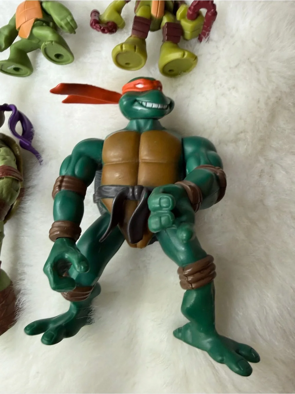 Teenage Mutant Ninja Turtle Lot including Raphael Skateboard 2003